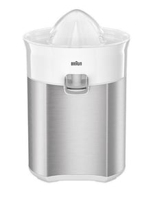 Braun CJ5050 WH Elektrische Zitruspresse 60 W Metallic, Weiß