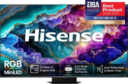Hisense 65UR9DS 165,1 cm (65") 4K Ultra HD Smart TV Wi-Fi Czarny