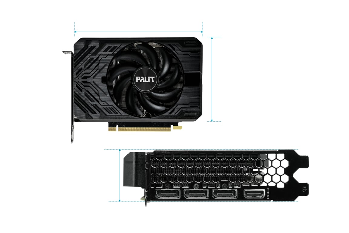 Palit GeForce RTX 4060 Ti StormX OC NVIDIA 8 GB GDDR6 NE6406TS19P1