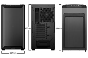be quiet! PURE BASE 501 Airflow Window Black Midi Tower Czarny