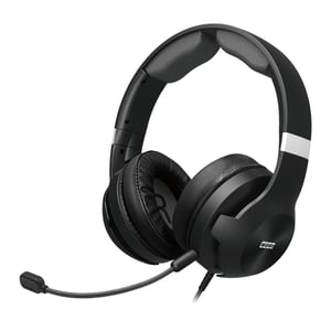 Hori Pro Kopfhörer-Set, kabelgebunden, Gaming-Kopfbügel, schwarz, silber