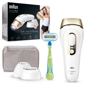 Braun Silk-expert Pro 5 PL5223 Intense Pulsed Light (IPL) White, Gold
