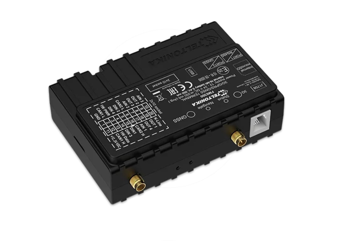 Teltonika FM6300 lokalizator GPS Samochód Namierzacz GPS Czarny