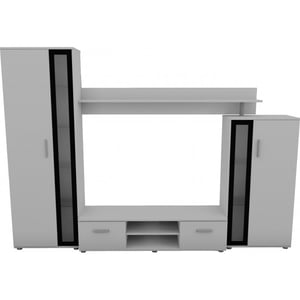 Topeshop BEMI BIEL Living Room Furniture Set, White