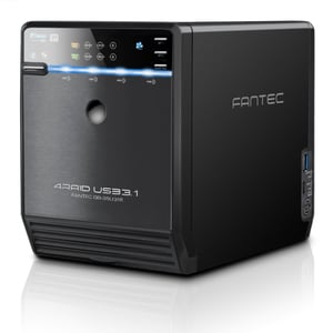 Fantec QB-35U31R macierz dyskowa 0 TB Tower Czarny