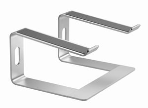 Gembird NBS-D1-01 laptopstativ, bärbar datorstativ, aluminium, silver, 39,6 cm (15,6")