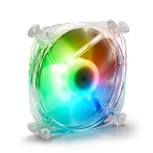 Sharkoon Shark Disc PC-Gehäuse Lüfter 12 cm Transparent 1 Stück