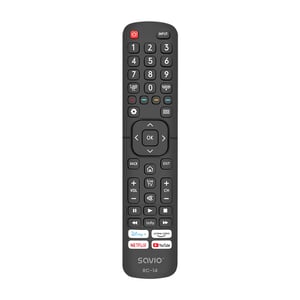 Savio RC-14 Universal remote control/replacement for HISENSE SMART TV remote control Infrared TV, TV tuner Press buttons