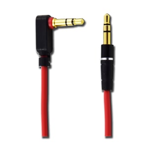 2GO 795528 kabel audio 1,5 m 3.5mm Czarny, Czerwony