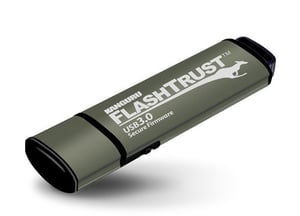 iStorage Kanguru FlashTrust USB 3.0 16GB pamięć USB USB Typu-A 3.2 Gen 1 (3.1 Gen 1) Szary