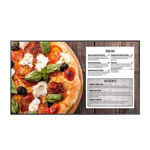 AG Neovo QM-65 Platt skärm för digital skyltning 163,8 cm (64,5") LCD 350 cd/m² 4K Ultra HD Svart