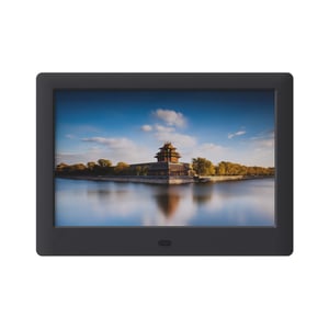 Braun DigiFrame 81 Slim digital fotoram Svart 20,3 cm (8")