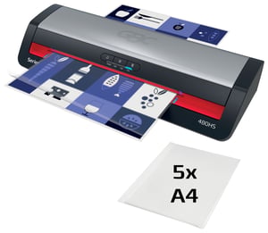 GBC 4410072EU laminator Varmlaminator 800 mm/min Svart, Rostfritt stål