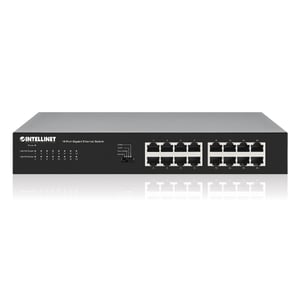 Manhattan 561815 Unmanaged Gigabit Ethernet (10/100/1000) Network Switch, Black