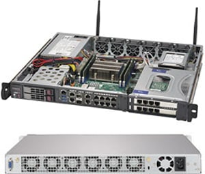 Supermicro 1019D-4C-FHN13TP Rack Server (1U) Intel® Xeon® D D-2123IT 2.2 GHz DDR4-SDRAM 350 W