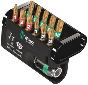 Wera Bit-Check 12 screwdriver bits, 12 pcs.