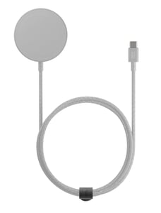 Native Union SNST-QI2-SAN Ladegerät für mobile Geräte Smartphone Hellgrau USB Kabelloses Laden Intern