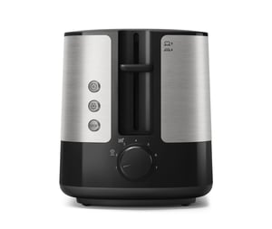 Philips Viva Collection HD2635/90 toster 7 2 kaw. 950 W Czarny, Tytan