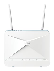 D-Link G415/E trådlös Gigabit Ethernet-router, dualband (2,4 GHz/5 GHz), 4G, blå, vit