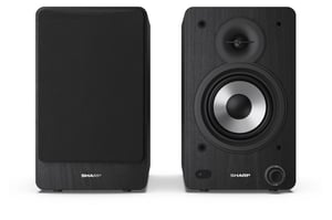 Sharp Bookshelf Speakers 2-drożny Czarny Przewodowy i Bezprzewodowy 60 W