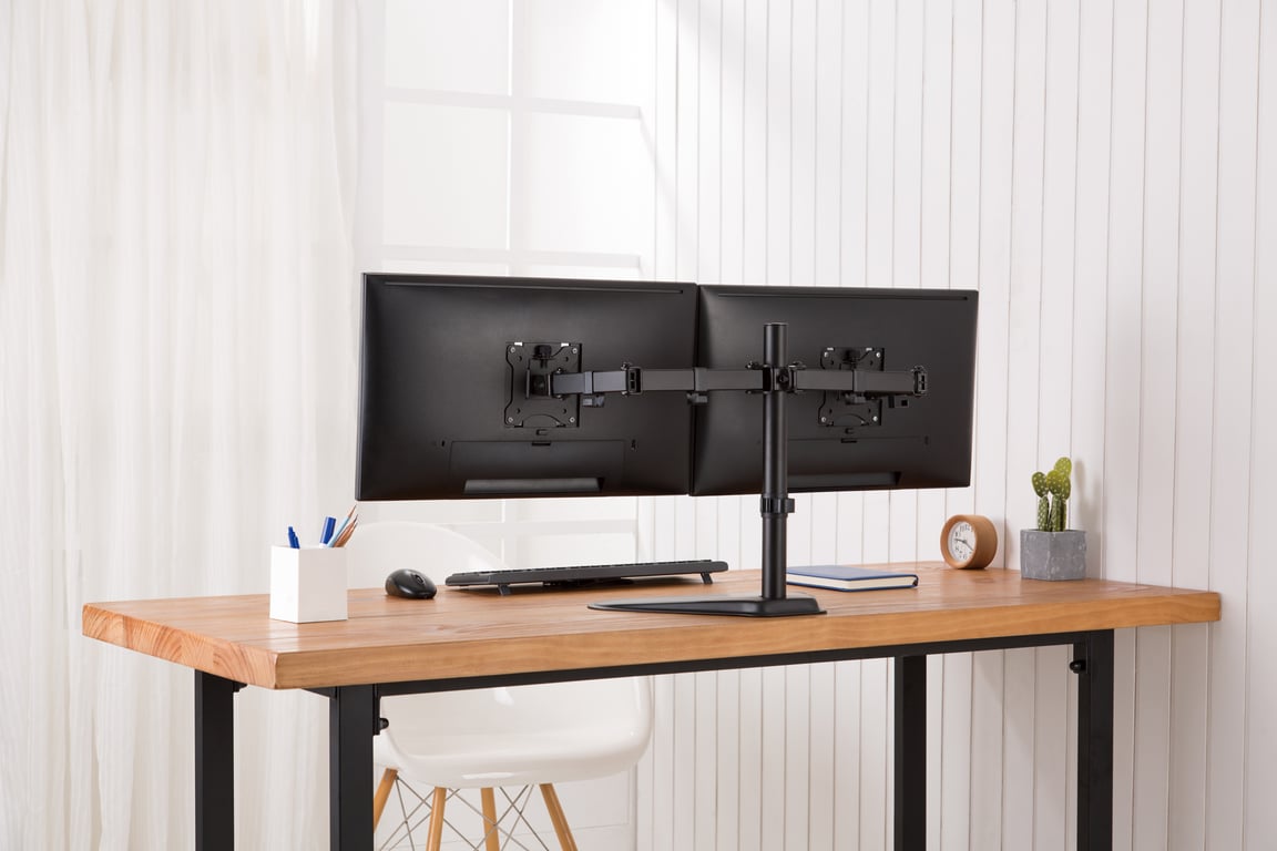 Digitus Stojak na dwa monitory, 2x 32", 2x 8 kg