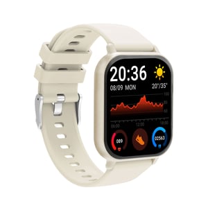 Denver SWC-176BE smartwatch / zegarek sportowy 4,6 cm (1.81") TFT Cyfrowy Ekran dotykowy Beżowy