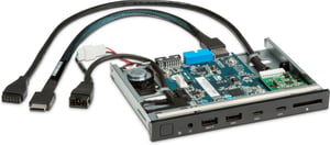 HP 1XM32AA Drive Bay Panel—Black, Green, Gray