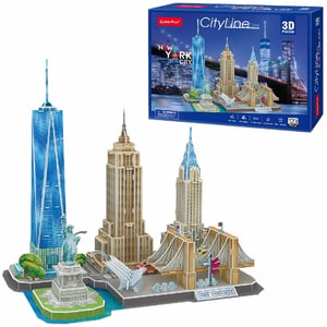CubicFun MC255h Puzzle 3D 123 szt. Budynki