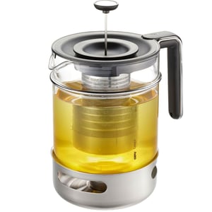 GEFU T-PREP Single Jug 1500 ml Black, Stainless Steel, Clear
