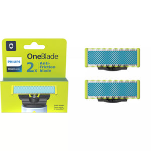 Philips Norelco OneBlade OneBlade Anti-Friction QP225/50 2 x Austauschbare Klingen gegen Hautirritationen
