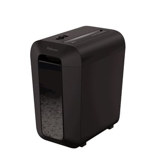 Fellowes LX65 Shredder, Cross-Cut, 4 cm, Black