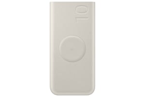Samsung EB-U2510XUEGWW 10,000 mAh Power Bank, Wireless Charging, Beige