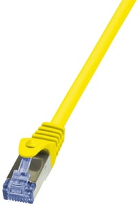 LogiLink Cat6a S/FTP, 5m Network Cable, Yellow S/FTP (S-STP)