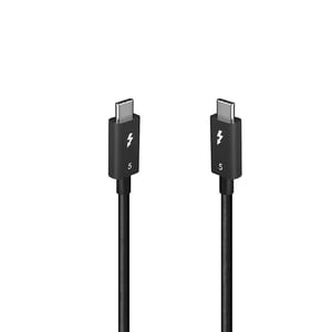 Lindy 31130 Thunderbolt Cable, 1 m, 80 Gbit/s, Black