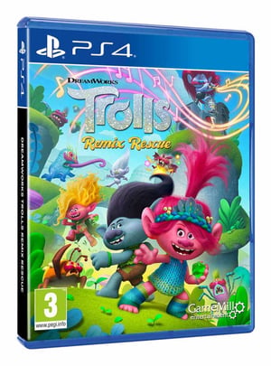 GameMill Entertainment DreamWorks Trolls Remix Rescue Standardowy Holenderski, Angielski, Hiszpański, Włoski, Francuska, Niemiecki PlayStation 4