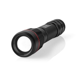 Nedis LTRR11WBK Flashlight, Black, LED Flashlight