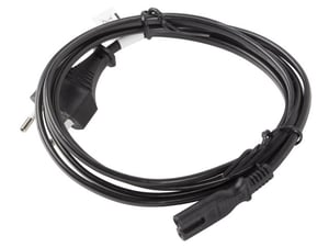 Lanberg CA-C7CA-11CC-0030-BK strömkabel Svart 3 m CEE7/16 C7-panel