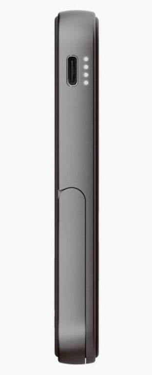 фото Зовнішній акумулятор (павербанк) Fresh n Rebel Magnet Wireless 5000 20W Grey (228301)