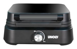 Unold 48275 Waffeleisen für 2 Waffeln, 1500 W, schwarz