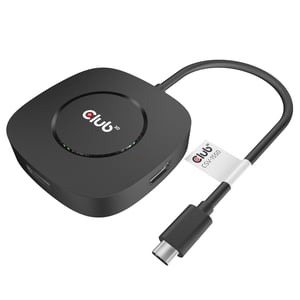 CLUB3D CSV-1550 Dockingstation, kabelgebunden, USB 3.2 Gen 1 (3.1 Gen 1), Typ C, schwarz