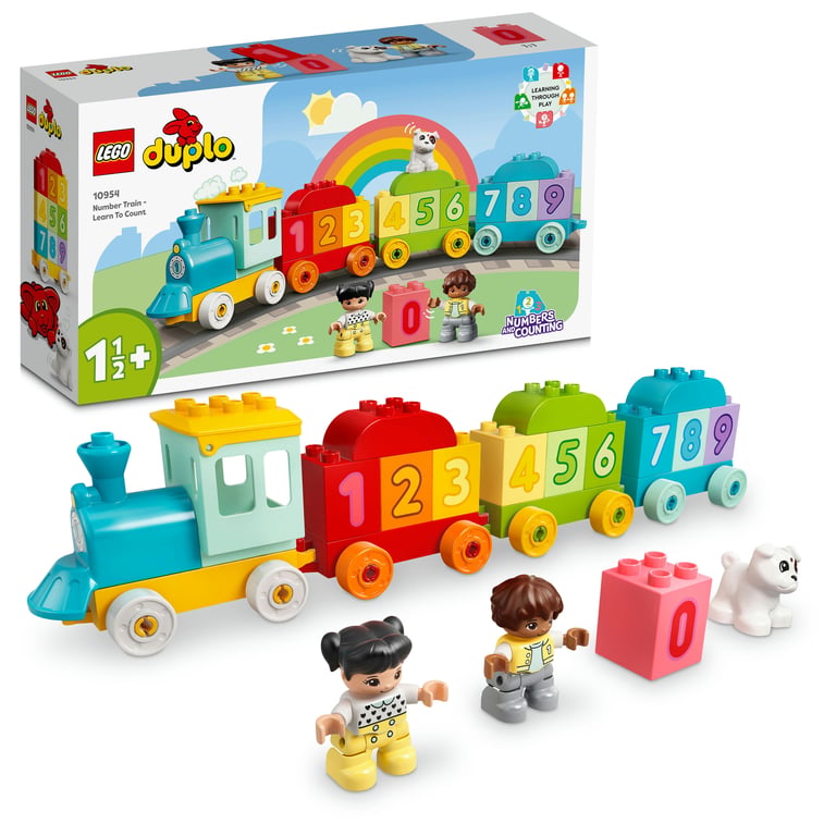 LEGO DUPLO Pociąg z cyferkami — nauka liczenia