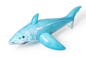 Bestway 41405 simring för pool och strand, blå, PVC-mönster