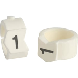 Brady SCN-36-1 znacznik kablowy Czarny, Biały Nylon 50 szt.