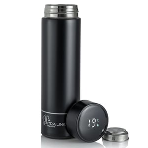 Extralink Smart Travel Mug – termomugg i svart med LED-display