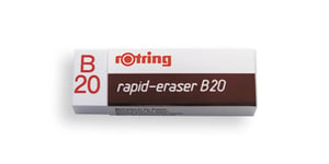 Rotring B20 Rapid Eraser, White, 1 pc.
