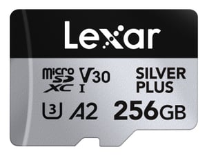 Lexar Professional SILVER PLUS 256 GB MicroSDXC UHS-I