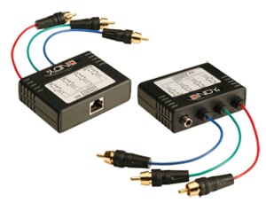 Lindy RGB-Video- und Audio-Extender – CAT5e/6, 300 m VGA