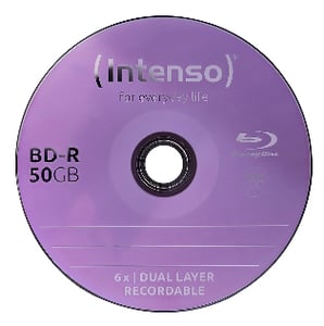 Intenso 5101114 Blu-ray-skiva BD-R 25 GB, 25 st.
