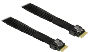 Inter-Tech SFF-8654 4i 0,7 m 24 Gbit/s Czarny