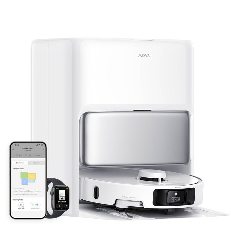 фото Робот-пилосос Dreame Mova Tech P50 Pro Ultra White